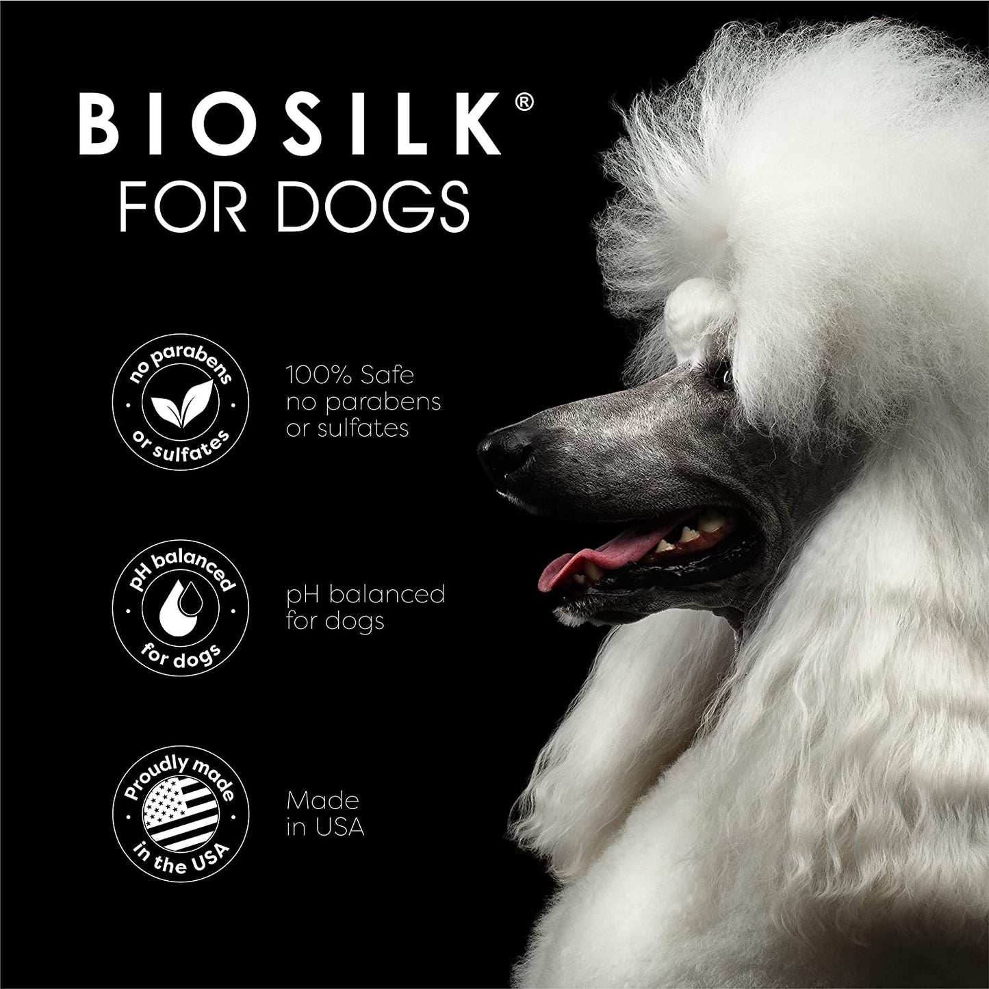 for Dogs Silk Therapy Conditioner with Natural Coconut Oil | Coconut Oil Dog Conditioner from for Dogs | Pet Conditioner for Dogs, 12 Ounces,Beige