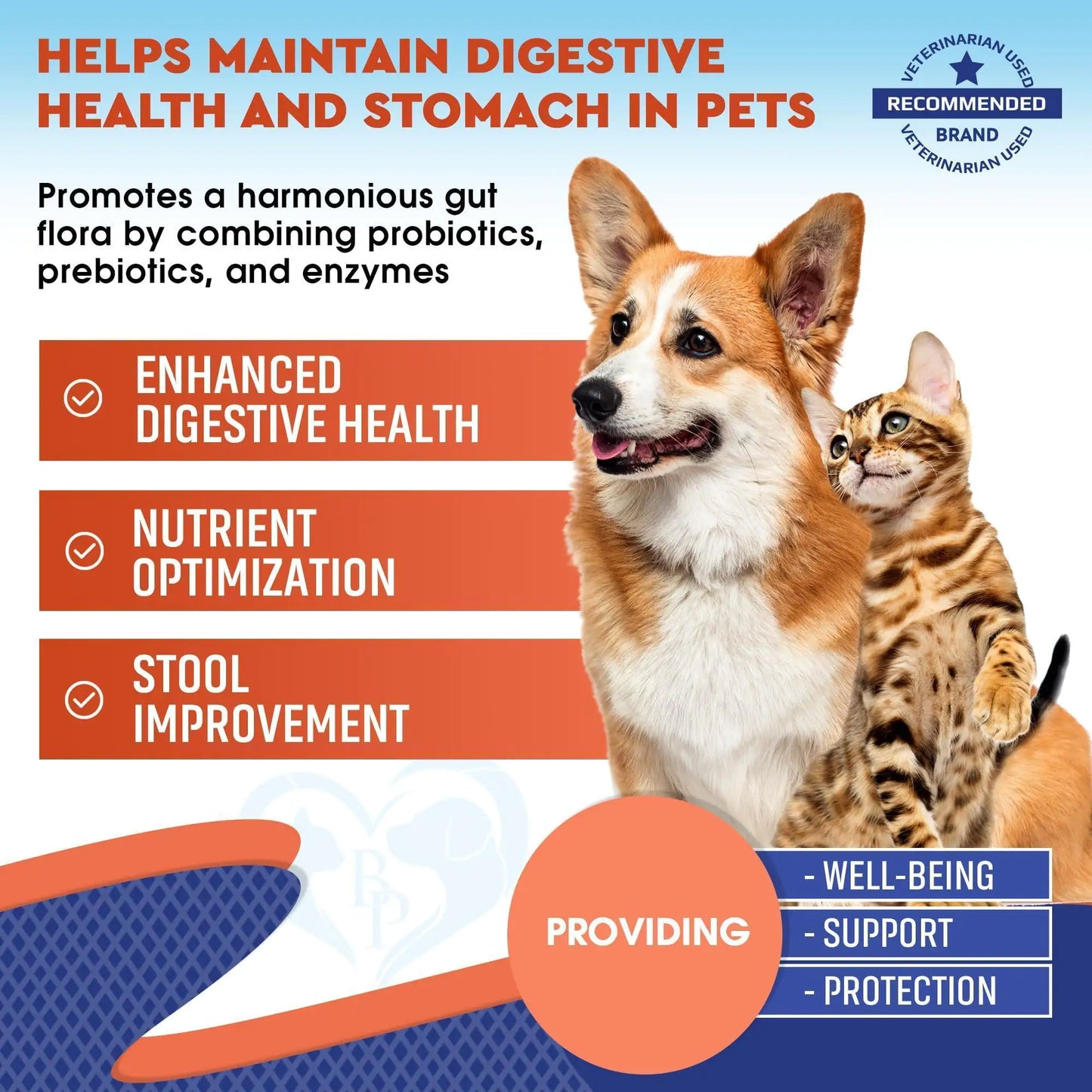 Probiotic & Prebiotic Liquid — Complete Gut Support, Dogs & Cats