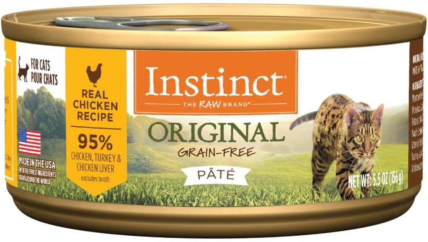 Original Grain Free Real Rabbit Recipe Natural Wet Canned Cat Food by , 5.5 Oz. Cans (Case of 12)