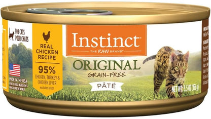 Original Grain Free Real Rabbit Recipe Natural Wet Canned Cat Food by , 5.5 Oz. Cans (Case of 12)