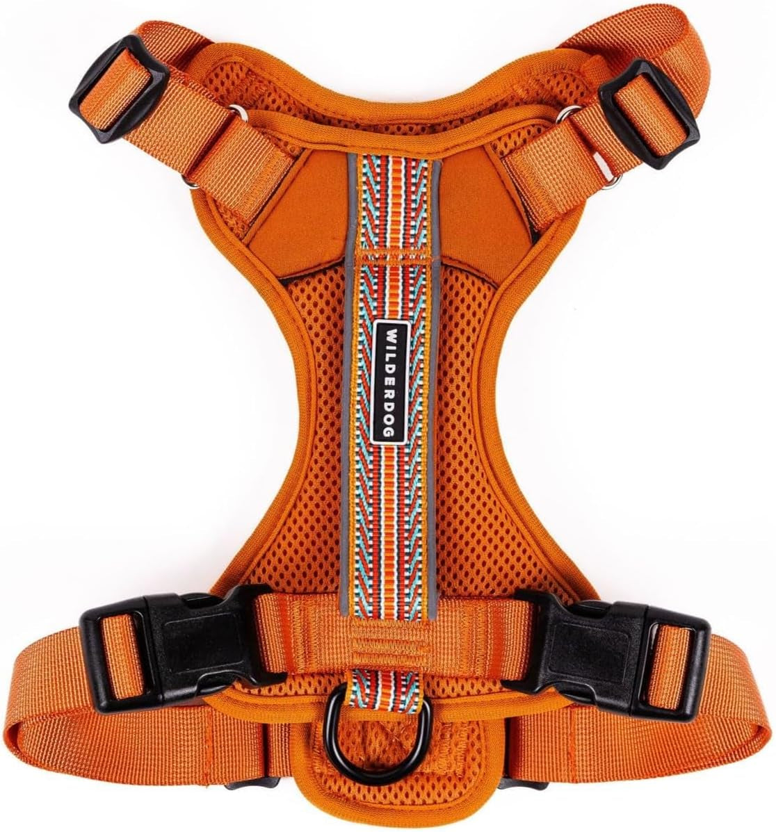 Lightweight Dog Harness with Reflective Straps - Large - Olive