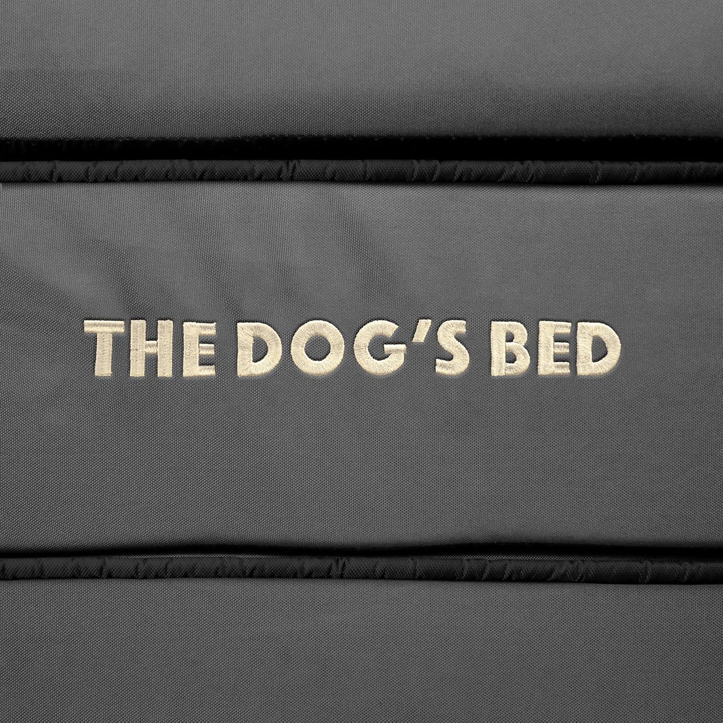 The Dog’S Bed Orthopedic Memory Foam Dog Bed Mattress, Oxford Fabric, Grey with Black Trim, L, 6-Inch