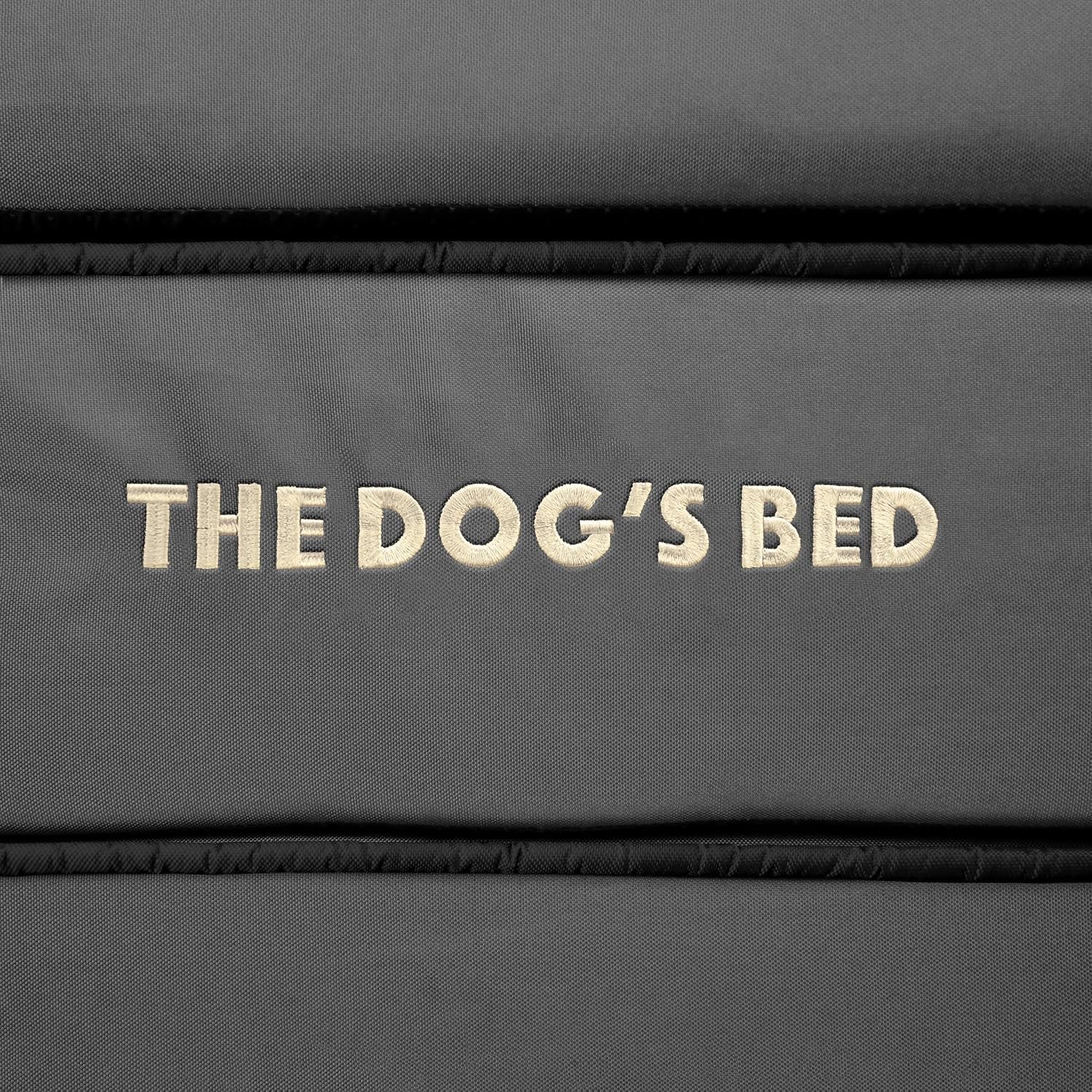 The Dog’S Bed Orthopedic Memory Foam Dog Bed Mattress, Oxford Fabric, Grey with Black Trim, L, 6-Inch