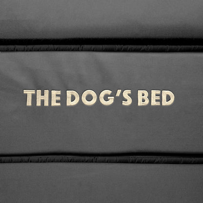 The Dog’S Bed Orthopedic Memory Foam Dog Bed Mattress, Oxford Fabric, Grey with Black Trim, L, 6-Inch
