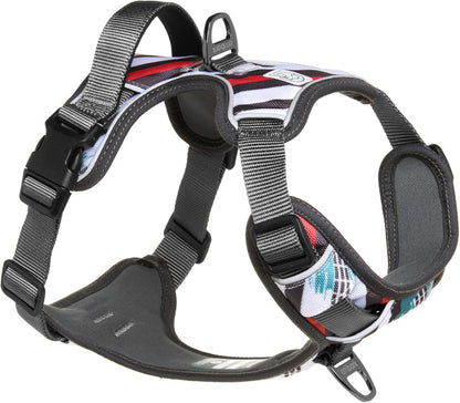 Embark Adventure Small Dog Harness – No-Pull, Reflective Trim, Military-Grade Nylon, Front Clip with Gel-Lined Handle