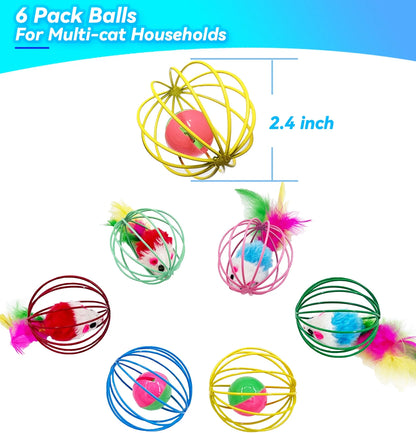 Cat Bell Balls 6 Packs
