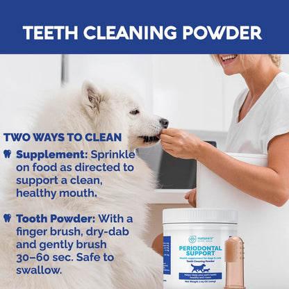 Periodontal Powder Support Cat & Dog Tooth Enzyme Oral Care, 200G
