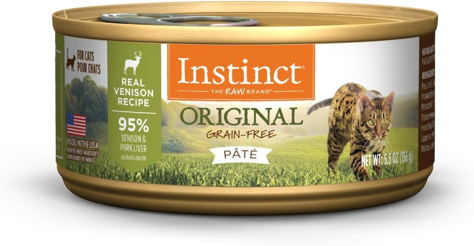 Original Grain Free Real Rabbit Recipe Natural Wet Canned Cat Food by , 5.5 Oz. Cans (Case of 12)