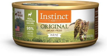 Original Grain Free Real Rabbit Recipe Natural Wet Canned Cat Food by , 5.5 Oz. Cans (Case of 12)