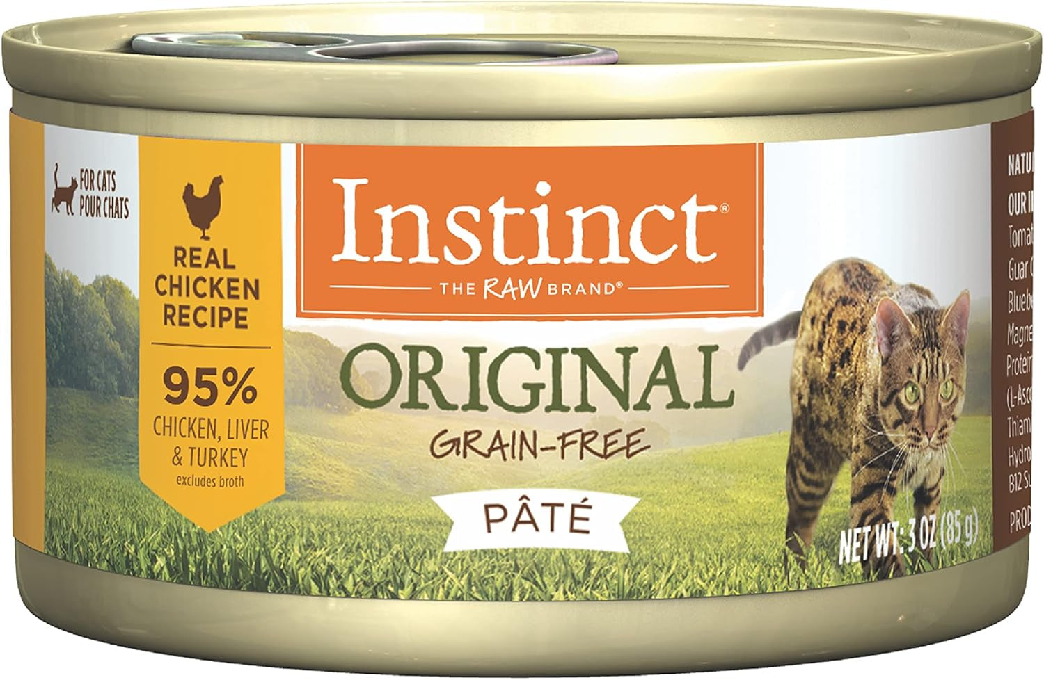 Original Grain Free Real Rabbit Recipe Natural Wet Canned Cat Food by , 5.5 Oz. Cans (Case of 12)
