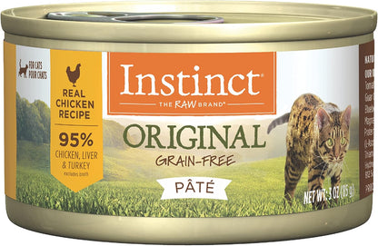 Original Grain Free Real Rabbit Recipe Natural Wet Canned Cat Food by , 5.5 Oz. Cans (Case of 12)