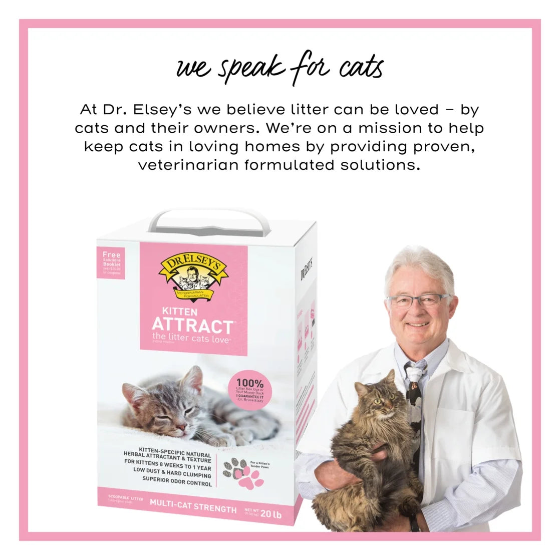 ® Kitten Attract™ Clumping Clay Cat Litter 20 Lb. Box