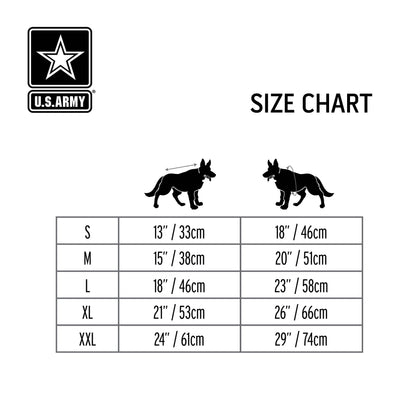 US Army Packable Dog Raincoat — Packs Into Itself, Always Ready
