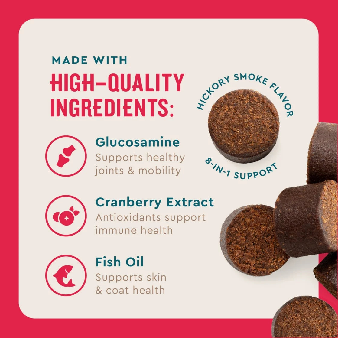 VETIQ 8-In-1 Multifunctional Dog Chew
