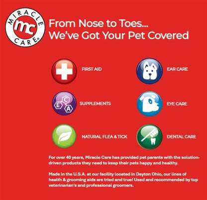 Ear Cleaner for Dogs and Cats, 16 Ounce, Reduces Ear Odor and Waxy Build Up, Gentle and Non Staining