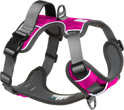 Embark Adventure Small Dog Harness – No-Pull, Reflective Trim, Military-Grade Nylon, Front Clip with Gel-Lined Handle