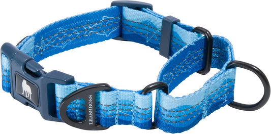 Martingale Collar for Dogs | Reflective Nylon Dog Collar for Large Dogs, Medium and Small Dogs | No Pull Pet Training Collar | Quick Release Buckle, Adjustable Pet Collar