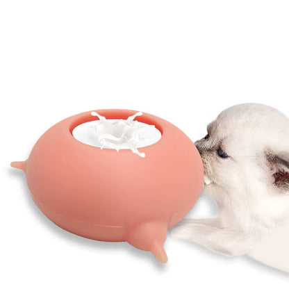 Kitten Pet Milk Feeding Bottle Bionic Silicone Cat Drinker Puppy Dog Bottle Feeder Multiple Cats Breastfeeding Bubble Milk Bowl