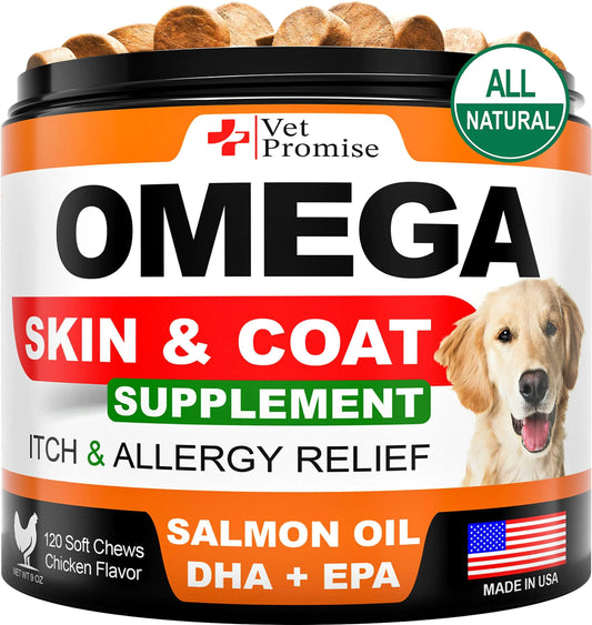 Omega-3 Skin & Coat Chews — The Difference You Can See