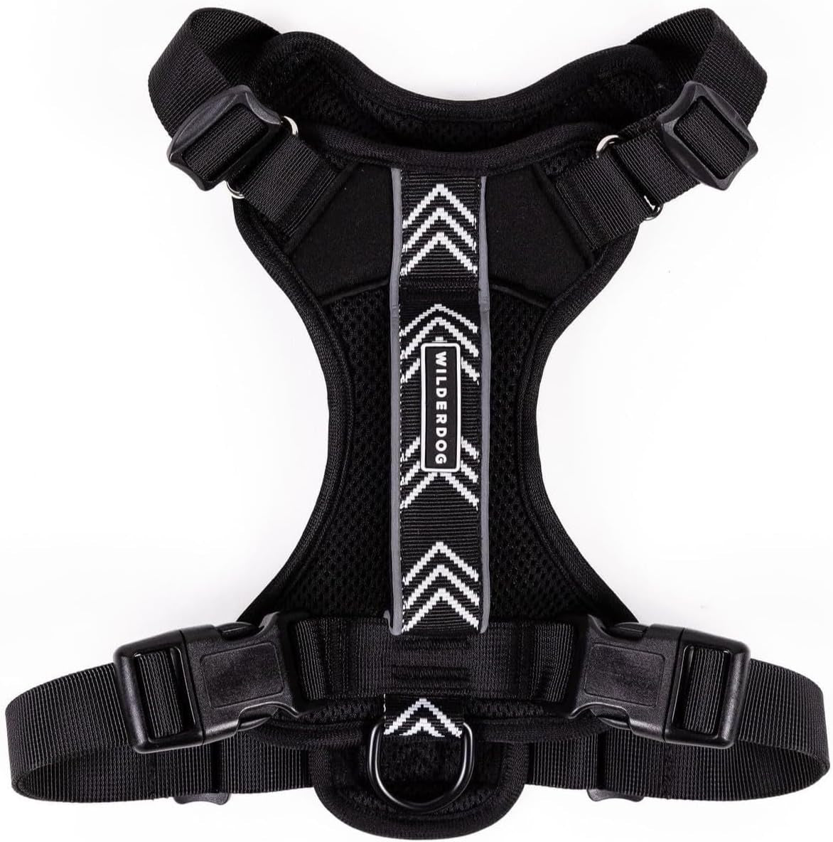 Lightweight Dog Harness with Reflective Straps - Large - Olive