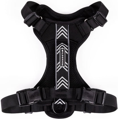 Lightweight Dog Harness with Reflective Straps - Large - Olive