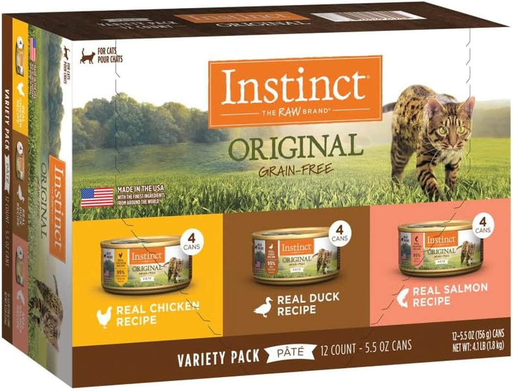 Original Grain Free Real Rabbit Recipe Natural Wet Canned Cat Food by , 5.5 Oz. Cans (Case of 12)