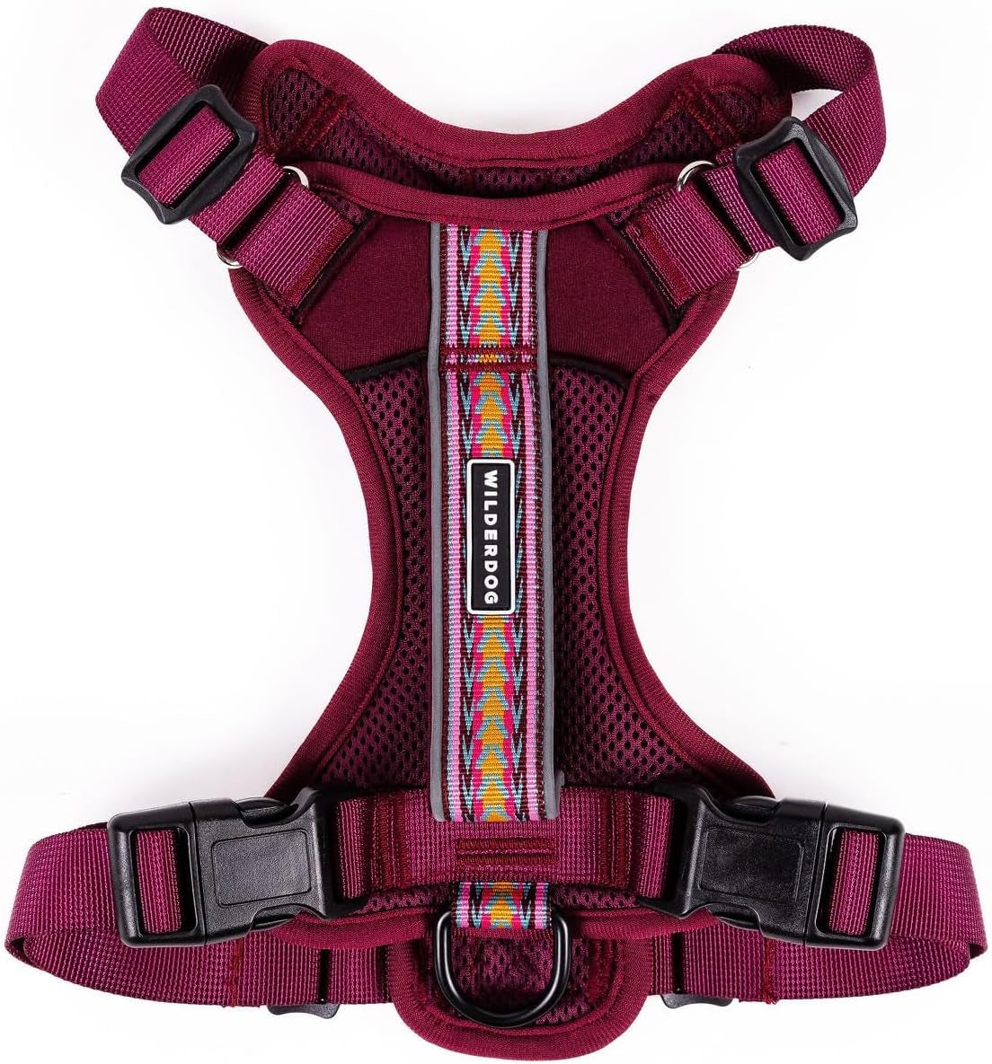 Lightweight Dog Harness with Reflective Straps - Large - Olive