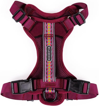 Lightweight Dog Harness with Reflective Straps - Large - Olive