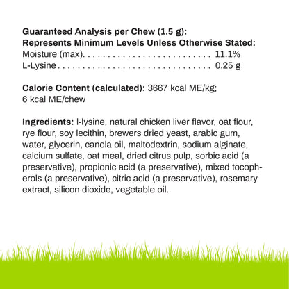 L-LYSINE CHEWS for CATS