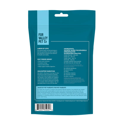 Co. Freeze Dried Raw Salmon Treats & Topper for Dogs and Cats - 1 Oz.