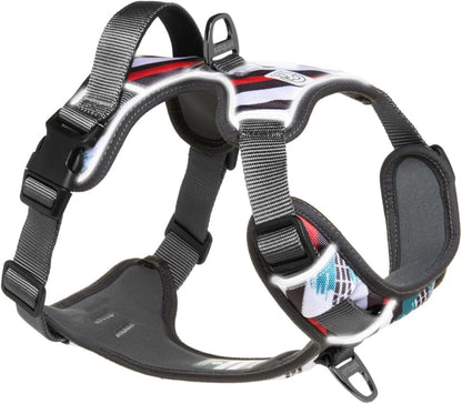 Embark Adventure Small Dog Harness – No-Pull, Reflective Trim, Military-Grade Nylon, Front Clip with Gel-Lined Handle