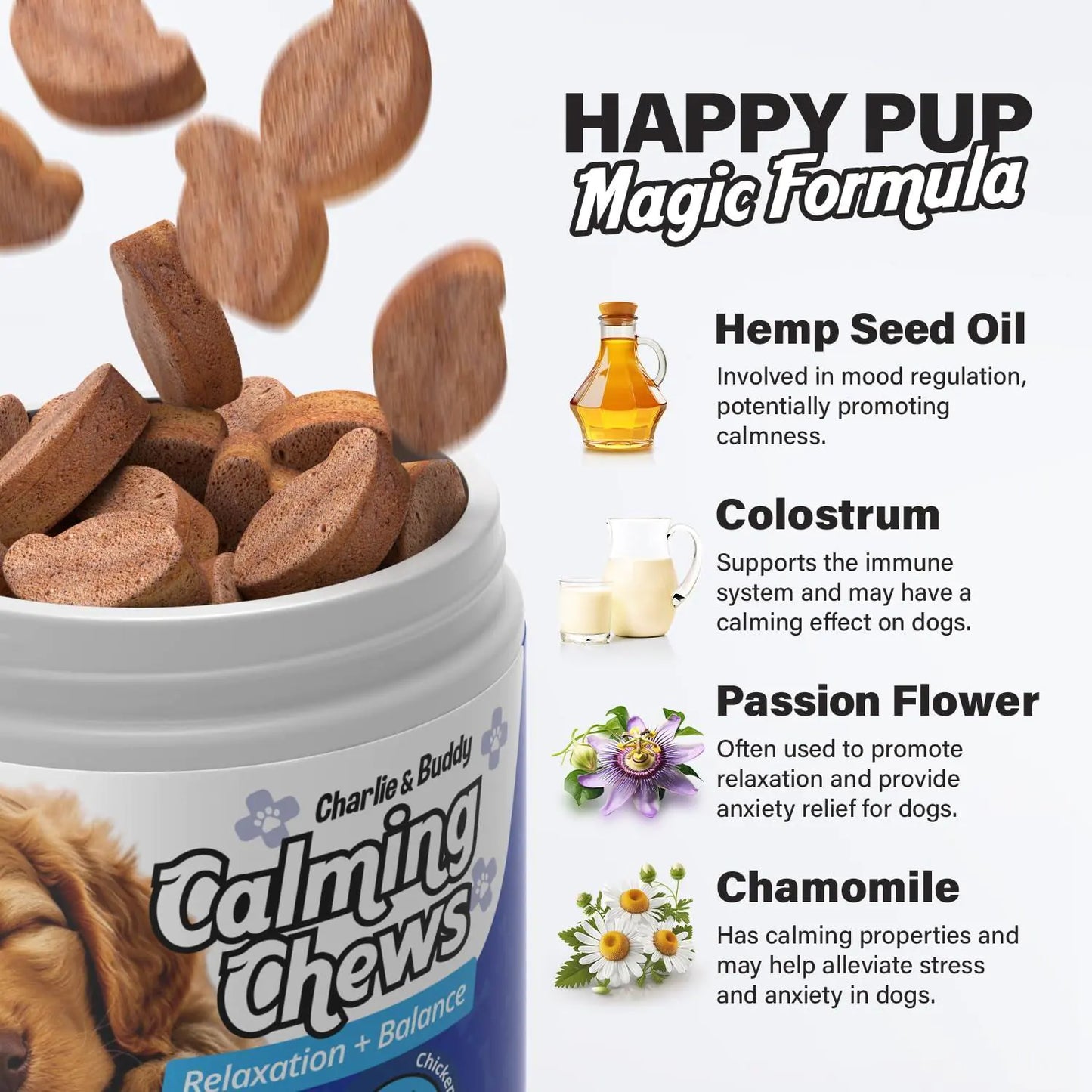 Calming Chews — Chill Out, Pup (Naturally)