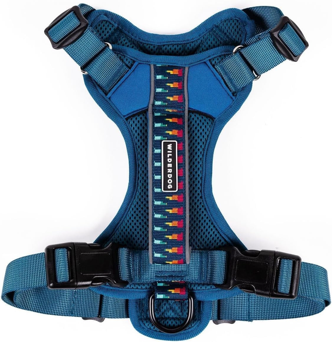 Lightweight Dog Harness with Reflective Straps - Large - Olive