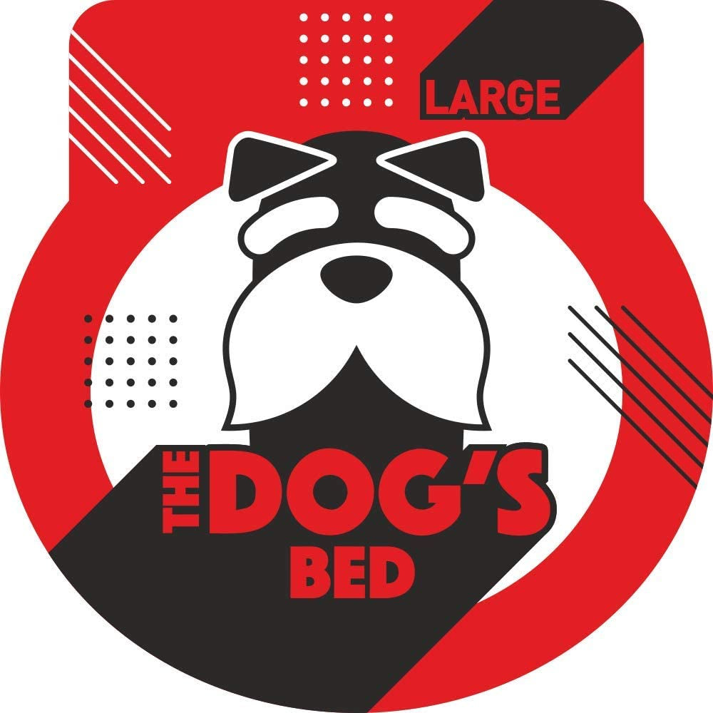 The Dog’S Bed Orthopedic Memory Foam Dog Bed Mattress, Oxford Fabric, Grey with Black Trim, L, 6-Inch