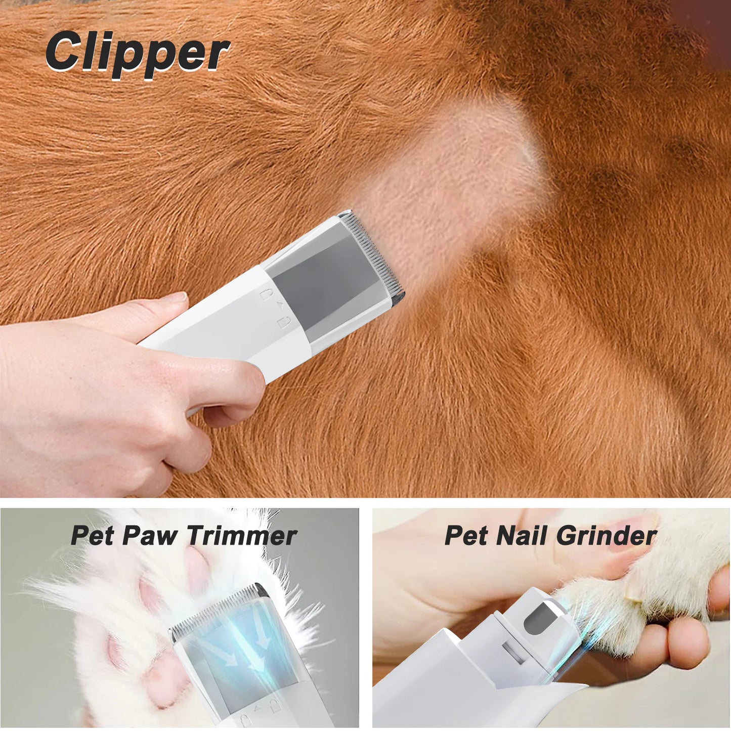 7-in-1 Vacuum Grooming Device — Trim Without the Tornado