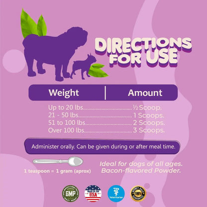 9-Strain Dog Probiotic Powder — 5 Billion CFU, Vet-Formulated