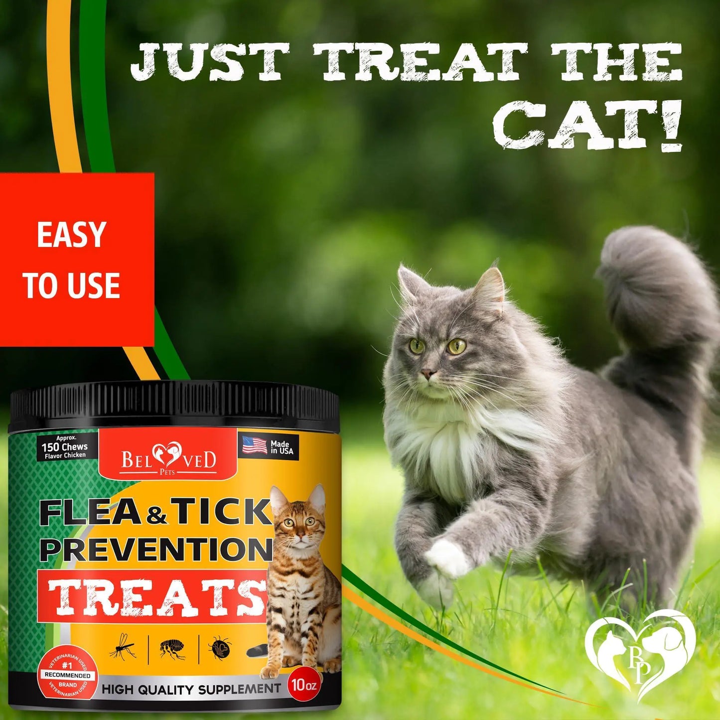 Natural Flea & Tick Prevention Chewables — Daily Defense Treat