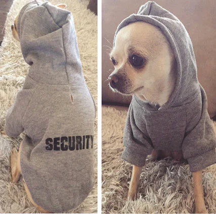 Fleece Hooded Dog Sweater — Cozy, Washable, All Sizes