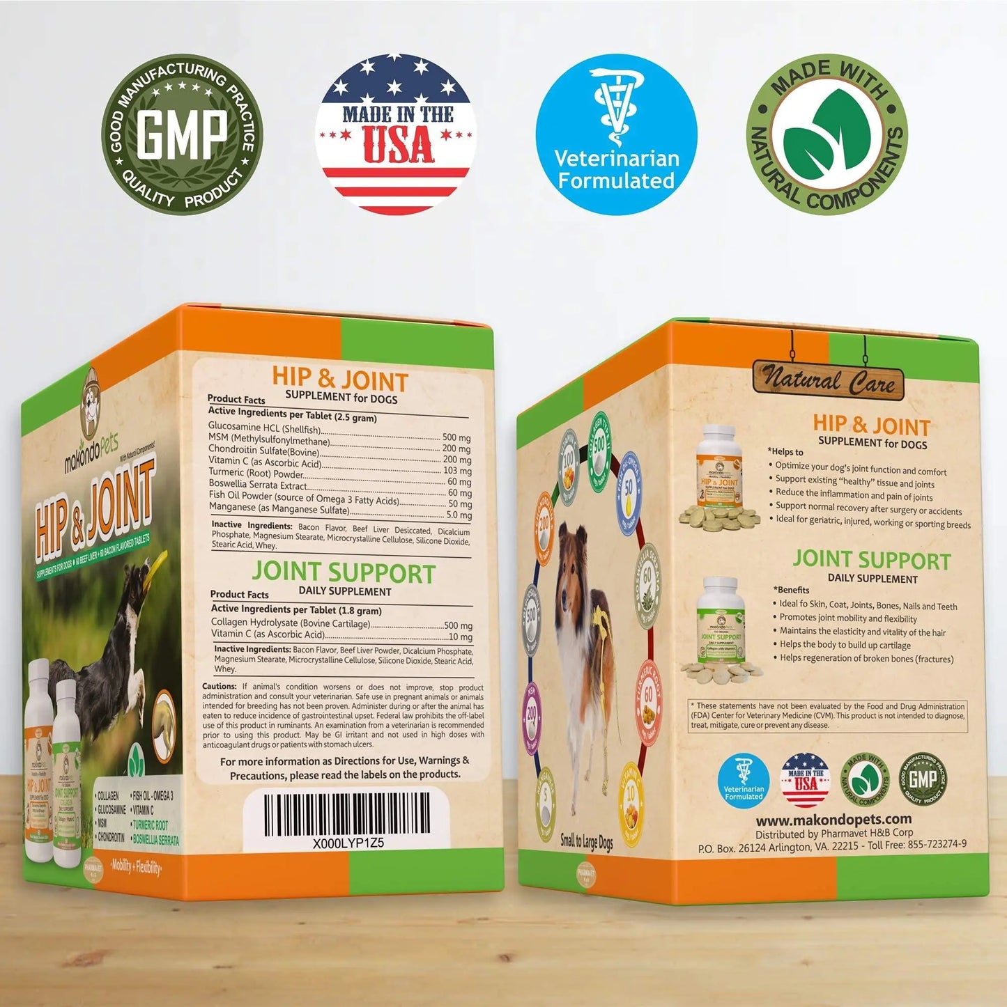 Hip + Joint & Collagen 2-Bottle Set — Double the Defense