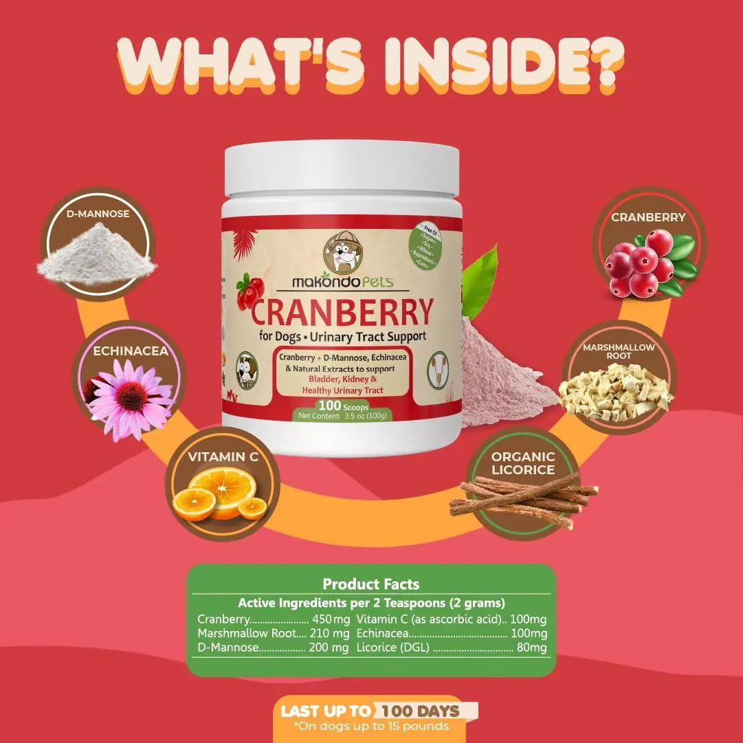 Cranberry UTI Supplement for Dogs — Bladder Defense, Daily