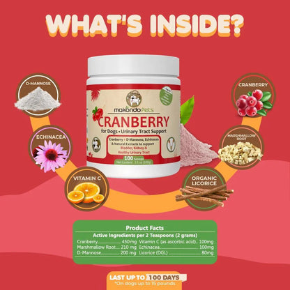Cranberry UTI Supplement for Dogs — Bladder Defense, Daily