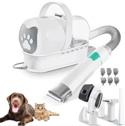 7-in-1 Vacuum Grooming Device — Trim Without the Tornado