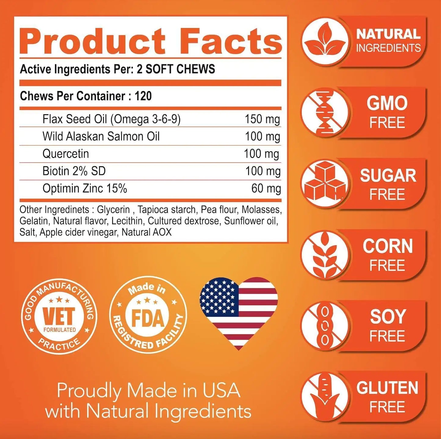 Omega-3 Skin & Coat Chews — The Difference You Can See