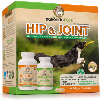 Hip + Joint & Collagen 2-Bottle Set — Double the Defense