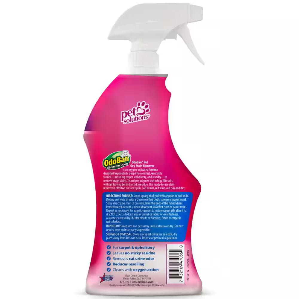 32 Oz. Pet Oxy Stain Remover (2-Pack)