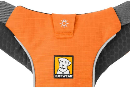 , Omnijore Dog Joring System, Dog Harness, Hip Belt, and Towline for Skiing, Skateboarding, and Biking, Orange Poppy, Large/X-Large