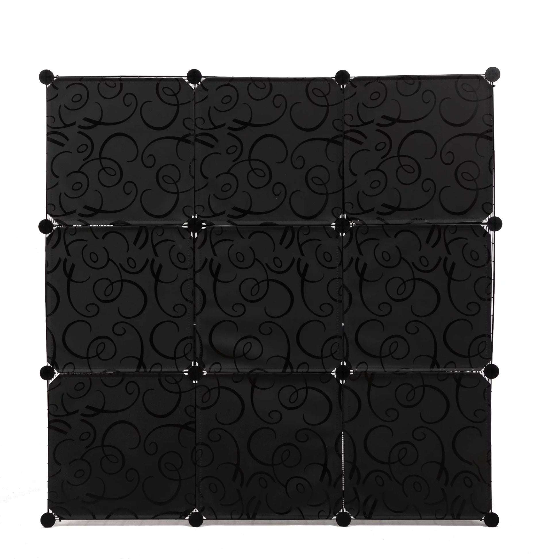 72" Large Cat Cage Playpen, DIY Metal Wire Kennels, Pet Cage for Rabbit Small Animal Indoor, Black
