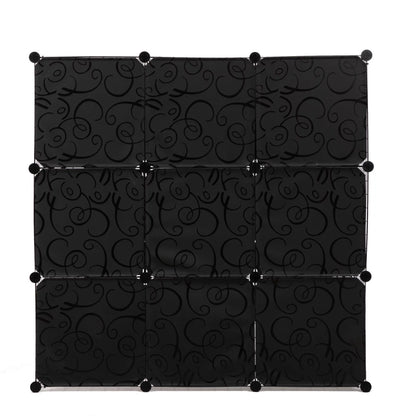 72" Large Cat Cage Playpen, DIY Metal Wire Kennels, Pet Cage for Rabbit Small Animal Indoor, Black