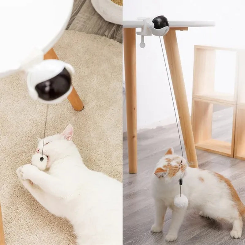 Electric Automatic Lifting Cat Ball Toy Interactive Puzzle Smart Pet Cat Ball Teaser Toys Pet Supply