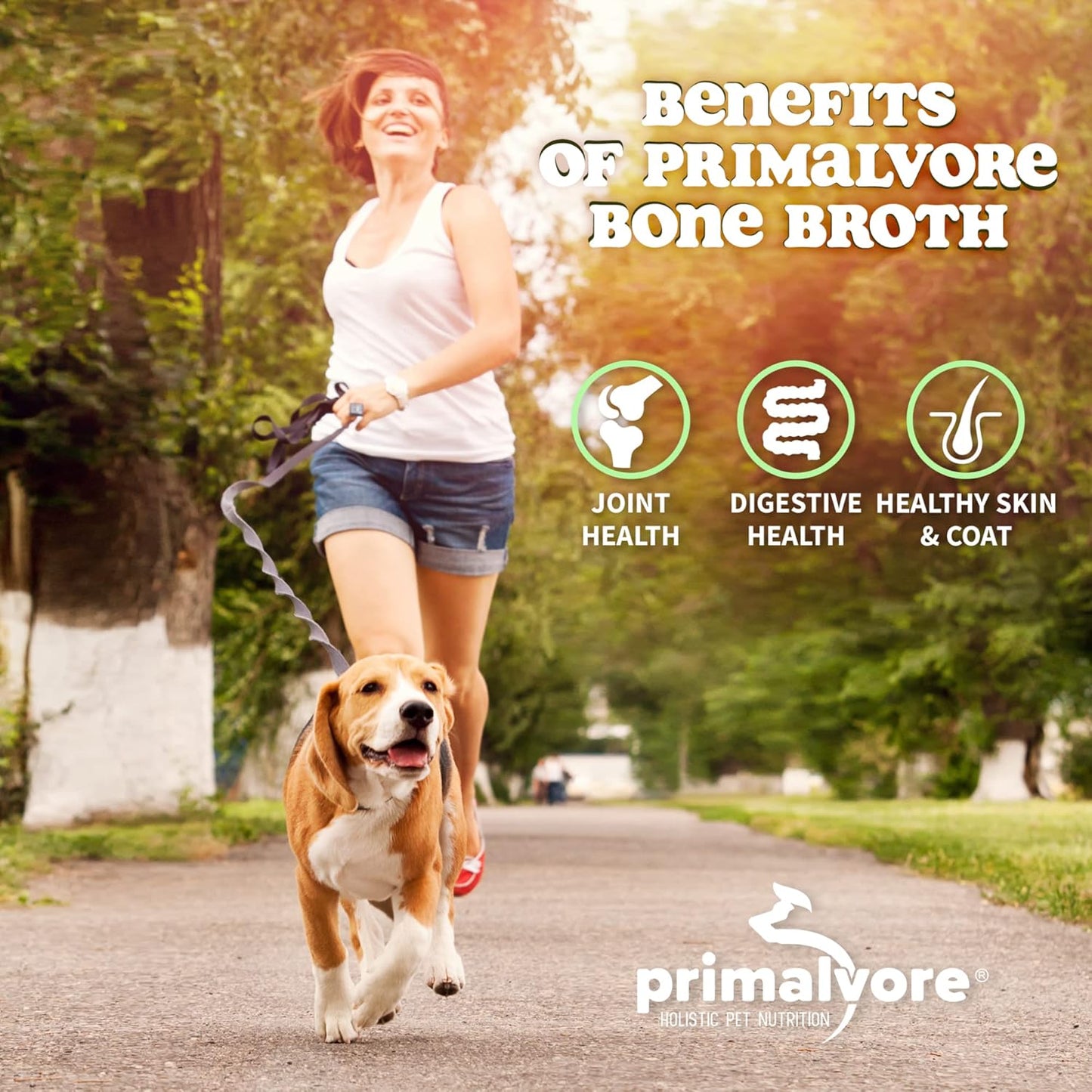 Grass-Fed Beef Bone Broth for Dogs &Cats, Mobility Formula W/Collagen Peptides to Help Support Hip & Joints, Digestion, Skin & Coat and Hydration, Human Grade, Made in USA. Beef 2 Pack